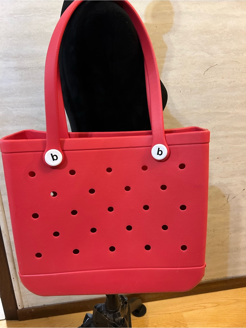 Original Bogg Bag (Large Tote) in a bright red colorway